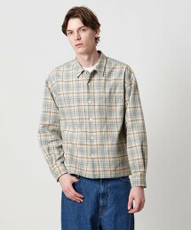 ＜UNITED ARROWS & SONS＞ 格紋箱型襯衫 日本製