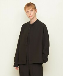 ＜UNITED ARROWS ＆ SONS by DAISUKE OBANA for WOMEN＋10＞立領襯衫 日本製