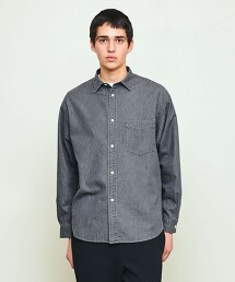 ＜UNITED ARROWS & SONS＞ 丹寧襯衫 日本製