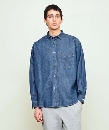 ＜UNITED ARROWS & SONS＞ 丹寧襯衫 日本製