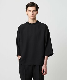 ＜D.O UNITED ARROWS BY DAISUKE OBANA＞落肩3/4袖圓領T恤 日本製