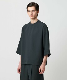 ＜D.O UNITED ARROWS BY DAISUKE OBANA＞落肩3/4袖圓領T恤 日本製