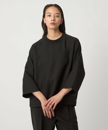 ＜D.O UNITED ARROWS BY DAISUKE OBANA for WOMEN＞落肩3/4袖圓領T恤 日本製