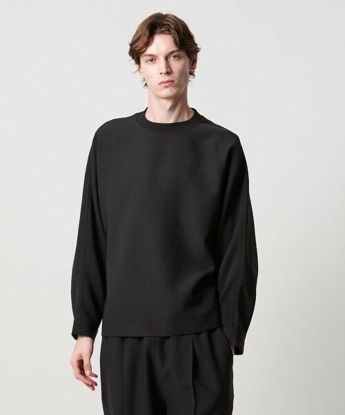 <D.O UNITED ARROWS BY DAISUKE OBANA>+10 圓領土耳其長袖T恤 日本製