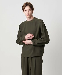 <D.O UNITED ARROWS BY DAISUKE OBANA>圓領土耳其長袖T恤 日本製