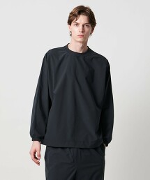 ＜D.O UNITED ARROWS BY DAISUKE OBANA＞ 塔夫綢長袖襯衫 日本製