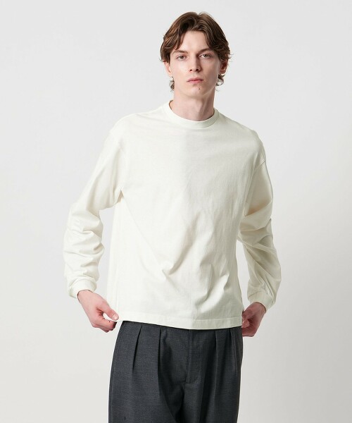 <UNITED ARROWS & SONS > PLAIN LONGSLEEVE TEE/長袖T恤 日本製