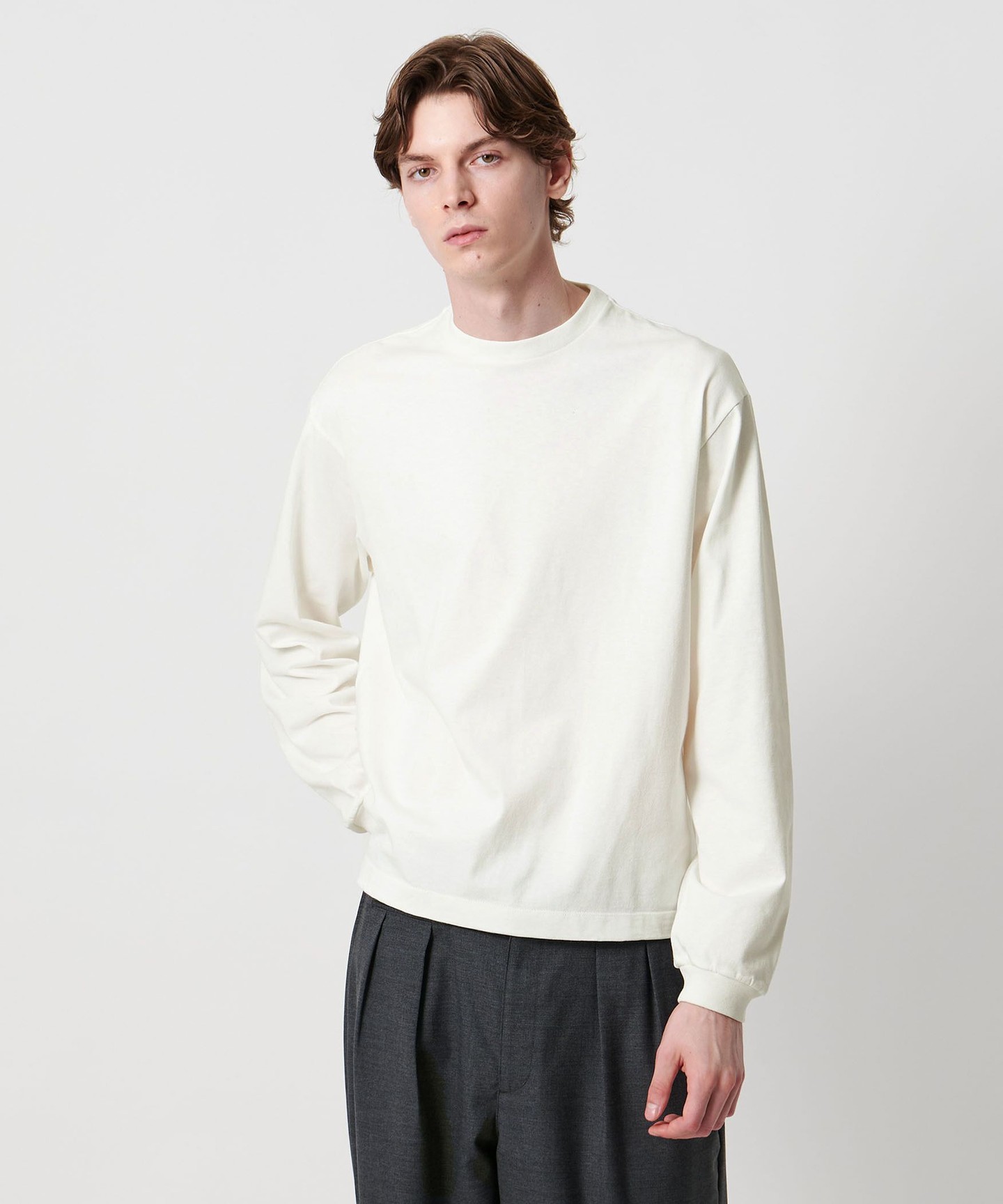 UNITED ARROWS & SONS ＞ PLAIN LONGSLEEVE TEE/長袖T恤日本製｜UNITED