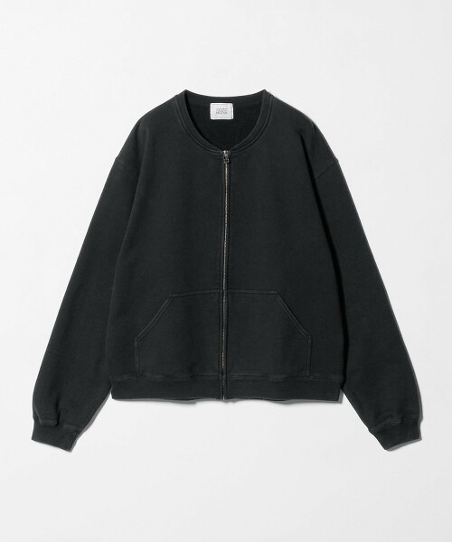 ＜UNITED ARROWS & SONS＞ 褪色拉鍊衛衣襯衫 日本製