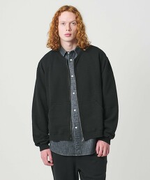 ＜UNITED ARROWS & SONS＞ 褪色拉鍊衛衣襯衫 日本製