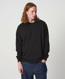＜UNITED ARROWS & SONS＞ 素色長袖T恤 日本製