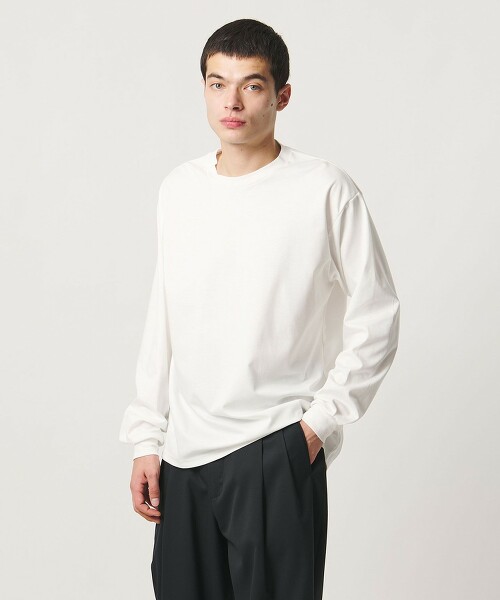 ＜UNITED ARROWS & SONS＞ PONTI L/SLEEVE TEE/長袖T恤 日本製