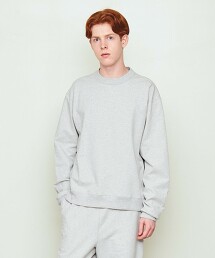 ＜UNITED ARROWS ＆ SONS＞ 彈力圓領衛衣 日本製