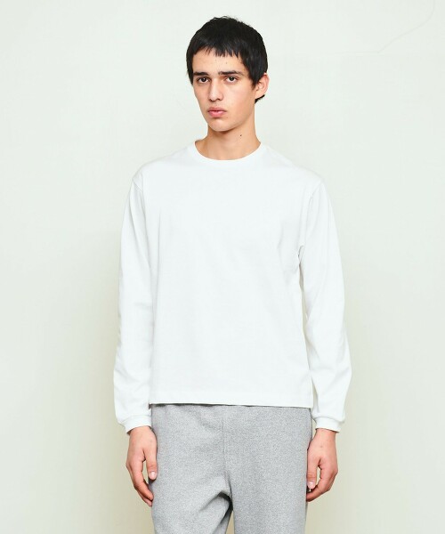 ＜UNITED ARROWS & SONS＞ PLAIN LONGSLEEVE TEE/長袖T恤 日本製