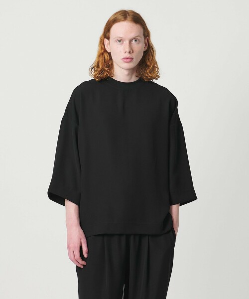 ＜D.O UNITED ARROWS BY DAISUKE OBANA＞II＋ 插肩七分袖圓領T恤 日本製