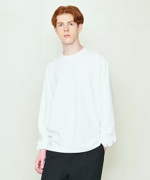 ＜UNITED ARROWS ＆ SONS＞ 細針腳圓領長袖T恤 日本製