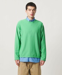 ＜UNITED ARROWS & SONS＞珠地網眼圓領針織衫
