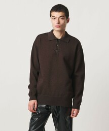 ＜UNITED ARROWS & SONS＞ CHARLIE長袖POLO針織衫