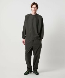 ＜D.O UNITED ARROWS BY DAISUKE OBANA＞ 塔夫綢寬版錐形輕便褲