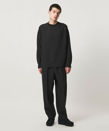 ＜D.O UNITED ARROWS BY DAISUKE OBANA＞＋10 打褶壓線休閒長褲