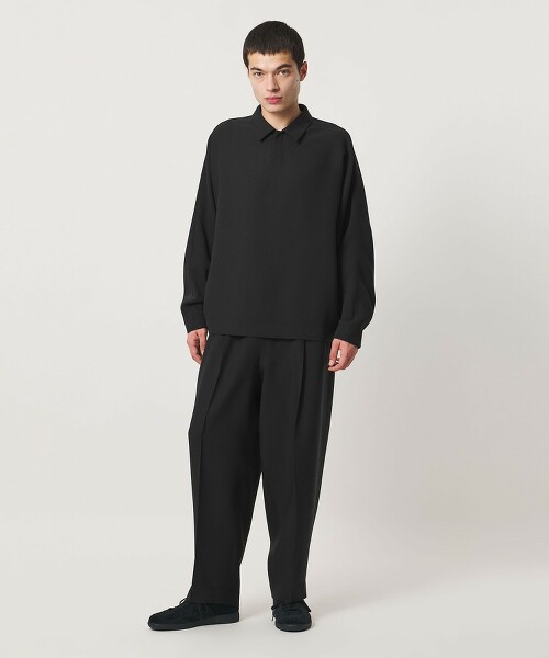 ＜D.O UNITED ARROWS BY DAISUKE OBANA＞＋10 2褶打褶壓線寬褲