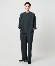 ＜D.O UNITED ARROWS BY DAISUKE OBANA＞ 打摺寬版直筒褲 日本製