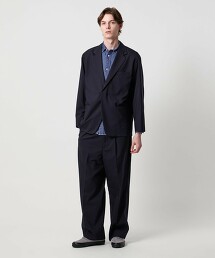 ＜UNITED ARROWS & SONS＞ 混羊毛打摺西裝褲 日本製