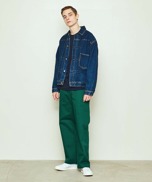 ＜UNITED ARROWS ＆ SONS＞ CHINO TROUSERS G/D/卡其褲 日本製