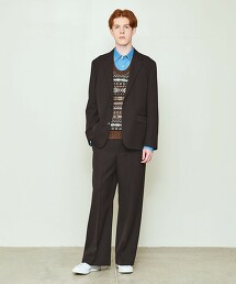 ＜UNITED ARROWS ＆ SONS＞ GABA 寬褲 日本製