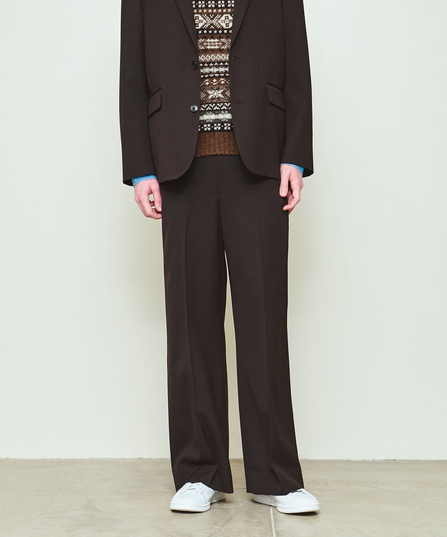 UNITED ARROWS & SONS＞ GABA WIDE TROUSERS/トラウザーズ