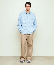 ＜UNITED ARROWS & SONS＞ CHINO BAGGY TROUSER 25SS/卡其褲 日本製