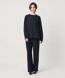 ＜D.O UNITED ARROWS BY DAISUKE OBANA for WOMEN＞中央燙線寬褲 日本製