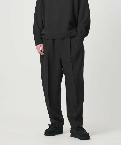 ＜D.O UNITED ARROWS BY DAISUKE OBANA＞寬版錐形褲 日本製