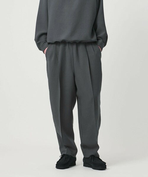 ＜D.O UNITED ARROWS BY DAISUKE OBANA＞寬版錐形褲 日本製