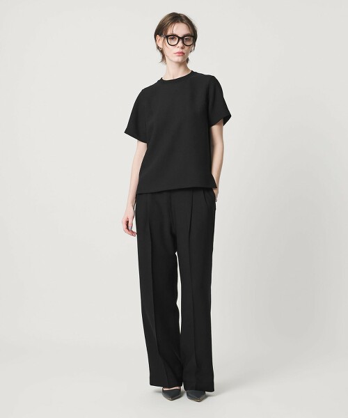 ＜D.O UNITED ARROWS BY DAISUKE OBANA for WOMEN＞雙摺寬褲 日本製