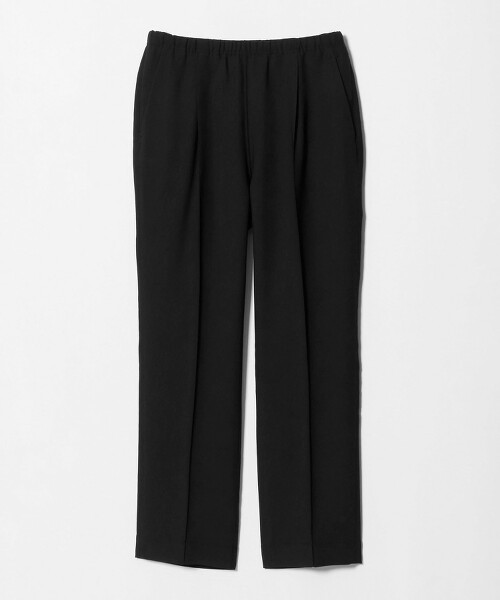 ＜D.O UNITED ARROWS BY DAISUKE OBANA for WOMEN＞＋10 單褶壓線休閒長褲 日本製