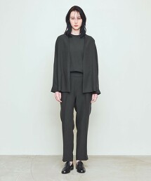 ＜UNITED ARROWS ＆ SONS by DAISUKE OBANA for WOMEN +10＞中央燙線打摺直筒褲 日本製