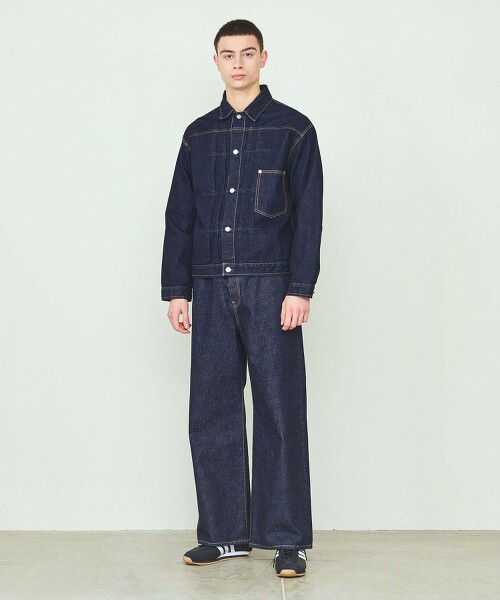 ＜UNITED ARROWS ＆ SONS＞ B-02 BAGGY JEANS/寬鬆丹寧褲 日本製