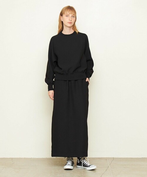 ＜UNITED ARROWS ＆ SONS by DAISUKE OBANA for WOMEN ＋10＞羅紋長裙 日本製