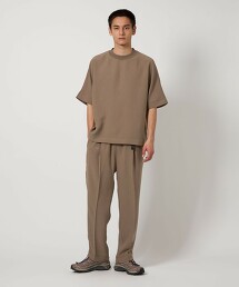 ＜D.O UNITED ARROWS BY DAISUKE OBANA＞ 腰帶打摺西裝褲 日本製