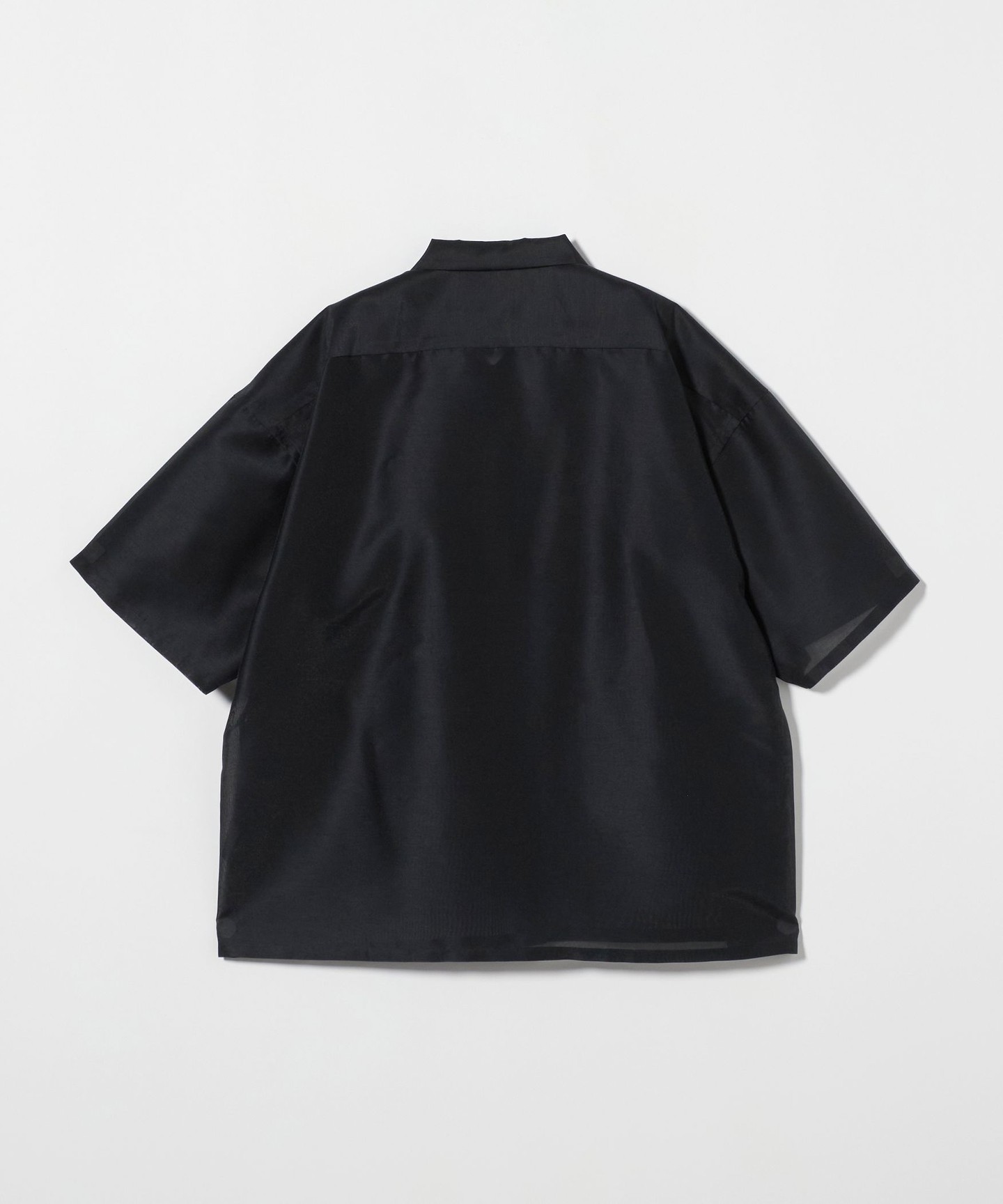 【BLACK】<UNITED ARROWS &amp; SONS> OGD BOXY S/SL SHIRT/ショートスリーブシャツ ジャガード ショートスリーブ シャツ