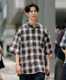 TW CLESSTE OMBRE CHK SHIRT 漸層格紋襯衫