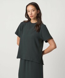 ＜D.O UNITED ARROWS BY DAISUKE OBANA for WOMEN＞ 極簡圓領T恤 日本製