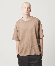 ＜UNITED ARROWS & SONS＞亞麻圓領T恤 日本製