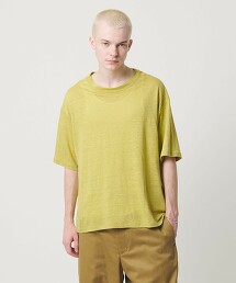 ＜UNITED ARROWS & SONS＞亞麻圓領T恤 日本製