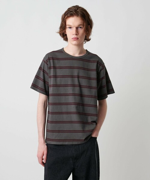 ＜UNITED ARROWS & SONS＞ 條紋T恤 日本製
