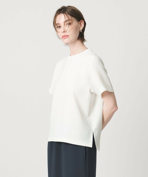 ＜D.O UNITED ARROWS BY DAISUKE OBANA for WOMEN＞圓領T恤 日本製