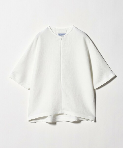 ＜D.O UNITED ARROWS BY DAISUKE OBANA for WOMEN＞土耳其袖圓領拉鍊T恤 日本製
