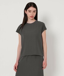 ＜D.O UNITED ARROWS BY DAISUKE OBANA for WOMEN＞法式袖圓領T恤 日本製