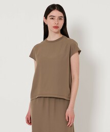 ＜D.O UNITED ARROWS BY DAISUKE OBANA for WOMEN＞法式袖圓領T恤 日本製
